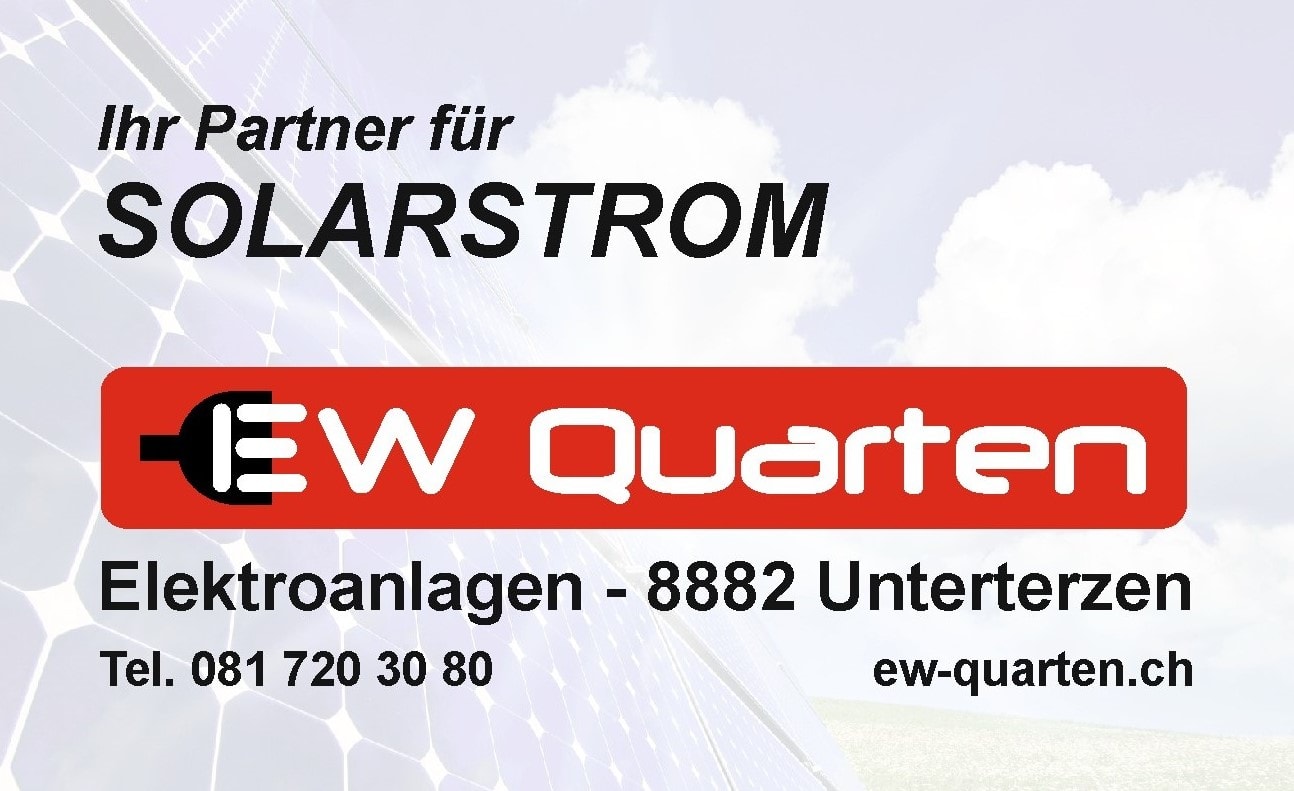 Photovoltaikanlagen/ Solaranlagen EW Quarten