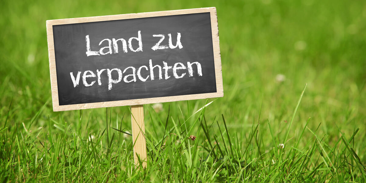 Verpachtung Landwirtschaftliche Grundstücke